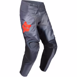 FOX 180 Interfere Pantalons de motocross, gris-rouge, taille 32 pour Hommes