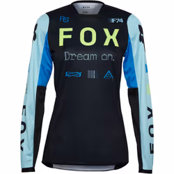 FOX 180 Race Spec Maillot de motocross femme, noir, taille L pour Hommes