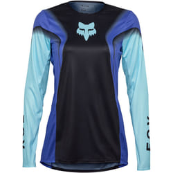 FOX Flexair Infinite Maillot de motocross femme, noir-bleu, taille L pour Femmes