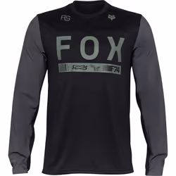 FOX Ranger Off-Road Maillot de motocross, noir, taille L pour Hommes