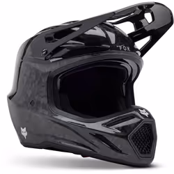 FOX V3 RS Carbon Solid MIPS Casque de motocross, noir, taille S pour Hommes
