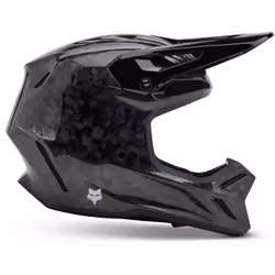 FOX V3 RS Carbon Solid MIPS Casque de motocross, noir, taille S pour Hommes