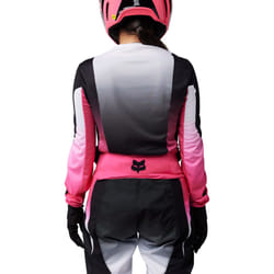 FOX 180 Lean Maillot de motocross femme, noir-rose, taille M pour Femmes
