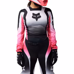 FOX 180 Lean Maillot de motocross femme, noir-rose, taille L pour Femmes - Vue supplémentaire 4