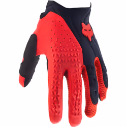 FOX Pawtector Gants de motocross, noir-rouge, taille S pour Hommes
