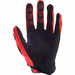 FOX Pawtector Gants de motocross, noir-rouge, taille S pour Hommes
