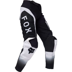 FOX 180 Lean Pantalons de motocross pour jeunes, noir-blanc, taille 26
