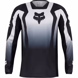FOX 180 Lean Maillot de motocross, noir-blanc, taille 3XL pour Hommes