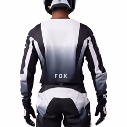 FOX 180 Lean Maillot de motocross, noir-blanc, taille 3XL pour Hommes