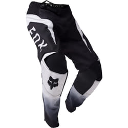 FOX 180 Lean Pantalons de motocross, noir-blanc, taille 26 pour Hommes