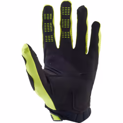 FOX Pawtector Gants de motocross, noir-jaune, taille S pour Hommes