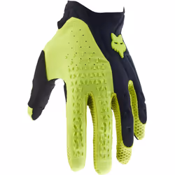 FOX Pawtector Gants de motocross, noir-jaune, taille XL pour Hommes