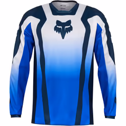 FOX 180 Lean Maillot de motocross, bleu, taille L pour Hommes
