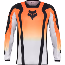 FOX 180 Lean Maillot de motocross, orange, taille L pour Hommes