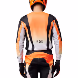 FOX 180 Lean Maillot de motocross, orange, taille L pour Hommes