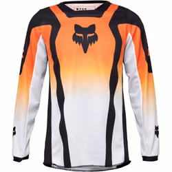 FOX 180 Lean Maillot de motocross pour jeunes, orange, taille XL