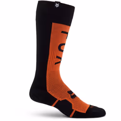 FOX 360 Divider Motocross Chaussettes, noir-orange, taille L pour Hommes