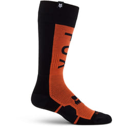 FOX 360 Divider Motocross Chaussettes, noir-orange, taille L pour Hommes