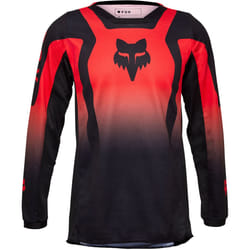 FOX 180 Lean Maillot de motocross pour jeunes, rouge, taille L