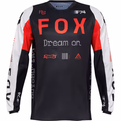 FOX 180 Race Spec Motocross Jersey, noir-blanc-rouge, taille S pour Hommes
