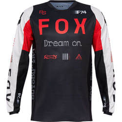 FOX 180 Race Spec Motocross Jersey, noir-blanc-rouge, taille 2XL pour Hommes