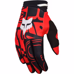 FOX 180 Race Spec Gants de motocross pour jeunes, rouge, taille XS