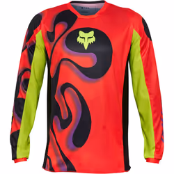 FOX 180 Emotion Maillot de motocross, rouge, taille 2XL pour Hommes