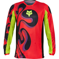 FOX 180 Emotion Maillot de motocross, rouge, taille 2XL pour Hommes