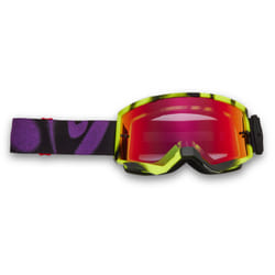 FOX Main Emotion Mirrored Lens Lunettes de motocross, rouge pour Hommes