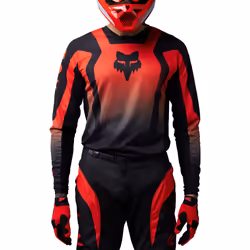 FOX 180 Lean Maillot de motocross, rouge, taille M pour Hommes