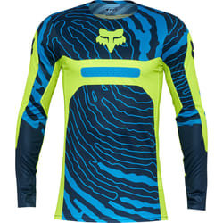 FOX Flexair Impression Maillot de motocross, jaune, taille L pour Hommes