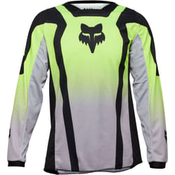 FOX 180 Lean Maillot de motocross pour jeunes, jaune, taille S
