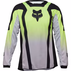 FOX 180 Lean Maillot de motocross pour jeunes, jaune, taille M
