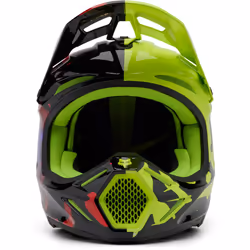 FOX V3 Throttle MIPS Casque de motocross, jaune, taille M pour Hommes