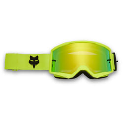 FOX Main Core Mirrored Lens Lunettes de motocross, jaune pour Hommes