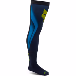 FOX Flexair Knee Brace Chaussettes de motocross, noir-jaune, taille L pour Hommes