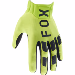 FOX Flexair Gants de motocross, jaune, taille L pour Hommes