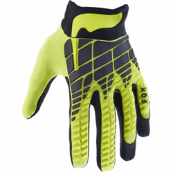 FOX 360 Gants de motocross, jaune, taille S pour Hommes