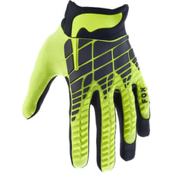 FOX 360 Gants de motocross, jaune, taille L pour Hommes