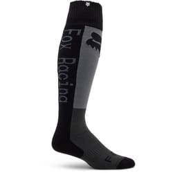 FOX 180 Lean Motocross Chaussettes, noir-gris, taille M pour Hommes