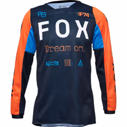 FOX 180 Race Spec Maillot de motocross pour jeunes, bleu, taille S