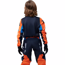 FOX 180 Race Spec Maillot de motocross pour jeunes, bleu, taille S
