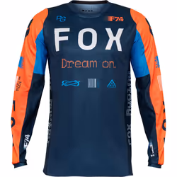 FOX 180 Race Spec Motocross Jersey, bleu-orange, taille S pour Hommes