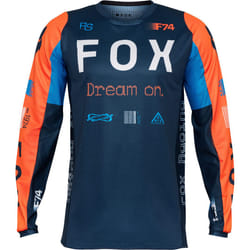 FOX 180 Race Spec Motocross Jersey, bleu-orange, taille M pour Hommes