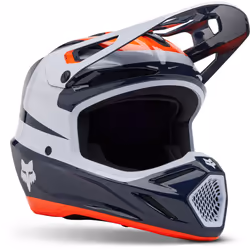 FOX V3 Divider MIPS Casque de motocross, bleu, taille L pour Hommes