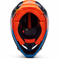 FOX V1 Race Spec MIPS Casque de motocross pour jeunes, noir-bleu-orange, taille M pour Hommes