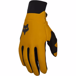 FOX Defend Thermo Gants de motocross, jaune, taille 2XL pour Hommes
