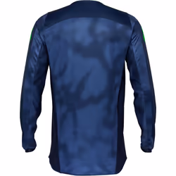 FOX 180 Taunt Maillot de motocross, bleu, taille M pour Hommes