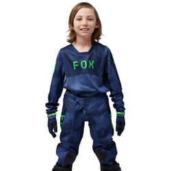 FOX 180 Taunt Maillot de motocross pour jeunes, bleu, taille M