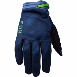 FOX 180 Taunt Gants de motocross pour jeunes, bleu, taille XS
